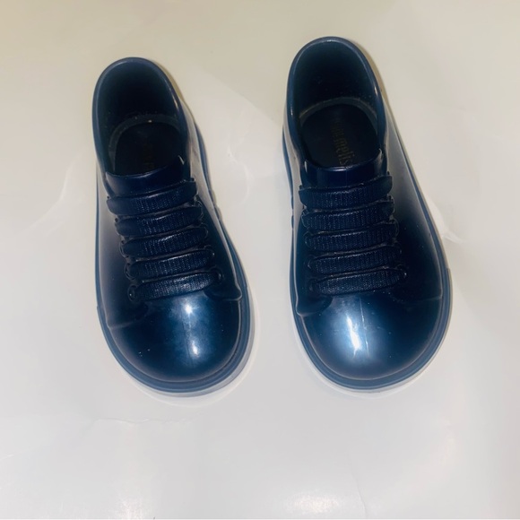 Mini Melissa Kid's Mini Be navy jelly Sneakers size 6 slip on - Picture 6 of 6
